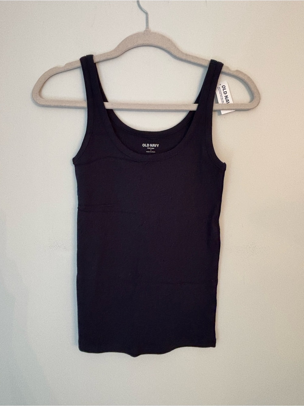 Old Navy Navy First Layer Scoopneck Ribbed Tank Size Small NWT